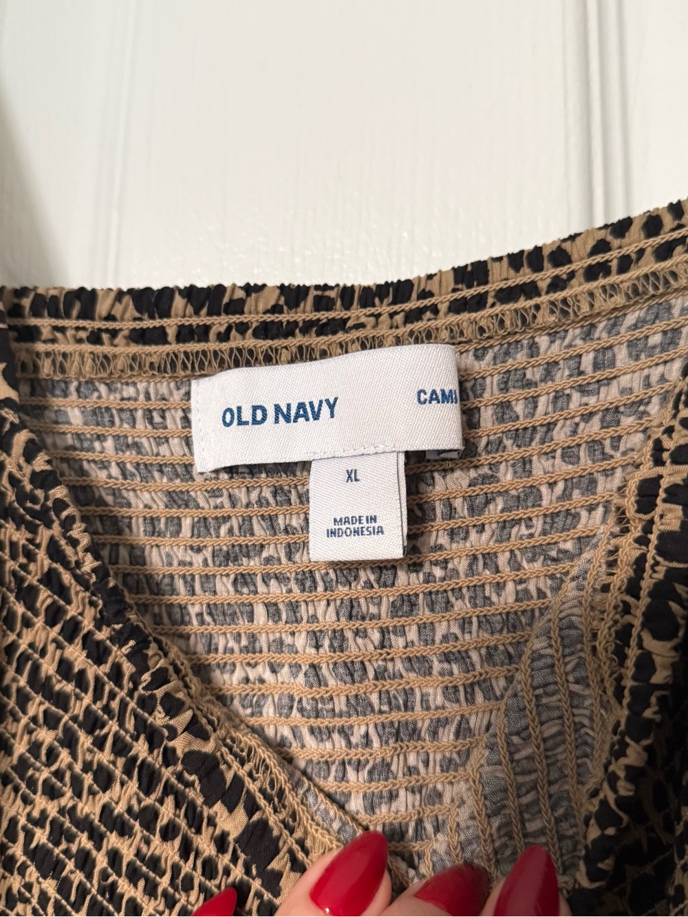Old Navy Leopard-Print Midi Dress - Picture 8 of 9
